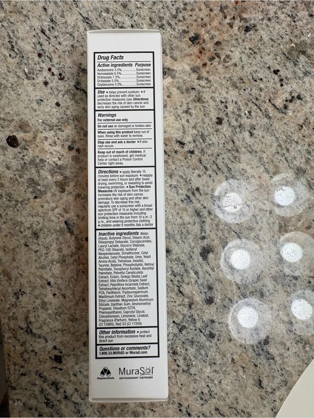 Murad Essential-C Day Moisture SPF 30 in Bright Orange Packaging